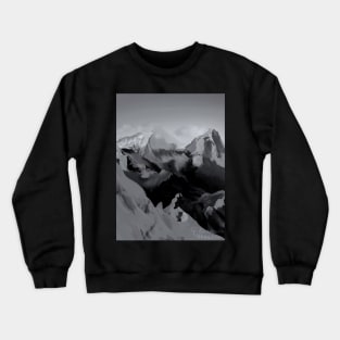 Monochrome Mountain Crewneck Sweatshirt